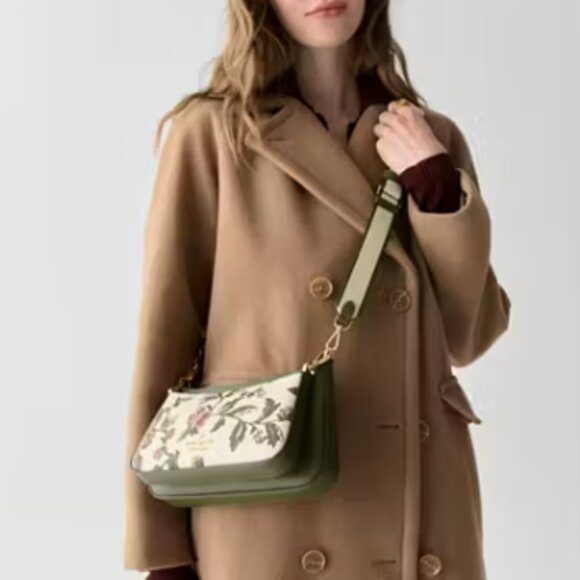 Kate Spade Duet Floral Small Crossbody NWT - Picture 3 of 5